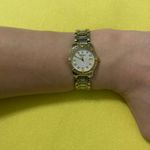 Bulova Women’s stainless steel two toned quartz movement  diamond dial watch Photo 0