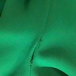 ZARA  Size Medium Emerald Green Flat Front Flowing Wide Leg Pants. Preloved. Photo 8