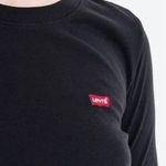 Levi's Women's Crewneck Long Sleeve Ribbed-knit Shirt, Black, Plus Size 4X Photo 3