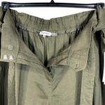 Calvin Klein 2X-Large Wide Leg Crop Pants Linen Blend Belt Paperbag High Waist Photo 1