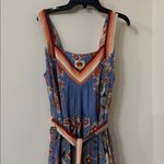 Farm Rio Blue Superbloom Tapestry Maxi Dress, Size Medium, $298 Photo 6