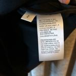 Doncaster  Collection Black Collared Faux Wrap Dress with Leather Trim Size 2 Photo 4