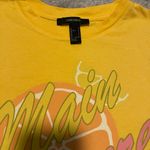Forever 21 Main Squeeze Citrus Graphic Crop Tee – Size S Photo 1