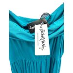 Rachel Pally Midsummer Maxi Dress Size Large Laguna Teal New NWT Stretch Coastal Photo 2