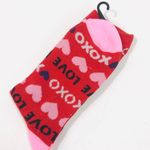 XOXO LeGale Love Valentines Day Socks, Red, Pink Photo 1