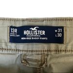 Hollister green high rise baggy cargo pants Photo 3
