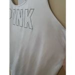 PINK Active By Victoria’s Secret White Tank Top Woman’s Large FLAWED STAINED Photo 4