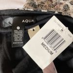 AQUA Sequin Sleeveless Mini Sheath Cocktail Dress Sparkly Black and White Size 6 Photo 7