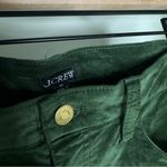 J.Crew Full Length Slim Wide Leg Pant in Stretch Velvet Green size 28 BV661 Photo 8