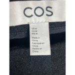 COS Black Wool High Waisted Back Zip Flounce Mini Skater Flare A-Line Skirt Sz M Photo 3