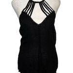 Urban Outfitters Pins & Needles UO black semi-sheer backless tank top size M Photo 0