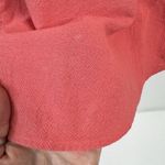 Soft Surroundings  Size L Tunic Shirt Ocean Orange Ombré Button Up Long Sleeve Photo 7