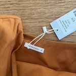 Charcoal clothing linen one shoulder dress Size 2 Photo 2