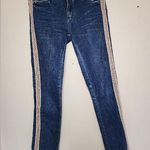 Anthropologie Pilcro Blue Denim Flat Front Tapered Skinny 5 Pocket Jeans Photo 0