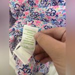 Lilly Pulitzer Lily Pulitzer Sea View Linen Floral Button Down Shirt Photo 7