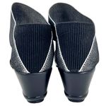 Charleston Shoe Co Justice Silver Metallic Wedge Sandals Size 9 Photo 7