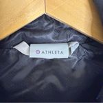 Athleta Black Down Puffer Vest – Women’s Large Goose Down Photo 3