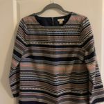 J.Crew Graphic Striped Shift Dress 4 Daytime Everyday Casual Bold Party Photo 1