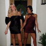 Hazel and Olive Burgundy polka dot mini dress  Photo 3