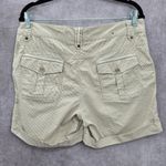 Bill Bass Jeans Bermuda Flat Front Stripe Bottoms Pants Shorts Cotton 10 Photo 1