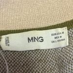 Mango MNG Cream Multicolor Floral Waistcoat Sleeveless Knit Sweater Vest Top M Size M Photo 4