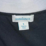 Sundance Ivory and Black Floral Print Sleeveless Top Size S Photo 10