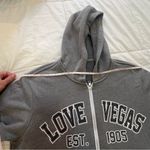 VEGAS hoodie jacket size large gray soft Photo 5