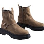 Anthropologie Pilcro moto suede ankle boots size US 7EU 37 from  Photo 0