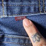 Levi's VTG 517 Relaxed Cut Off Shorts Womens Jr 11 Raw Hem Blue Denim Cotton ‘99 Photo 7