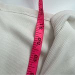 Abercrombie & Fitch NWT  form to flatter one shoulder ribbed maxi dress white M Photo 6