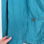 Sigrid Olsen Vintage  Secrets Women's Button Down‎ LS Silk Top Blue Size 8 Photo 10
