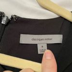Classiques Entier  Black Sleeveless Fit Flare Dress Womens 8 Mini Preppy Career Photo 2