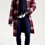 Tommy Hilfiger  Wool Blend Coat, New with Tags, Check Wool Blend, Size XXL Photo 0