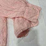 Vitamin A Playa Linen Boyfriend Shirt in Desert EcoLinen Photo 7