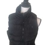 U.S. Polo Assn. Superior Quality Black Puffer Vest Fleece Lined Pockets  Photo 1