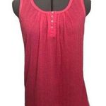 Croft & Barrow Womens Sleep Top Size Small Coral Relaxed Fit New Photo 0