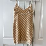 12th Tribe EMORY PARK Yara Wool Blend Checkered Mini Sweater Tank Dress | Small Photo 6