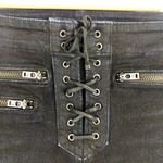 Veronica Beard  Lita 10" Moto Skinny Black Jeans size 26 Photo 7