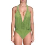 New. Johanna Ortiz green Seashell swimsuit. Small. Retails $495 Green Photo 11