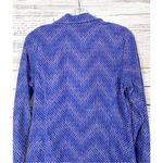 Columbia  Women's Geometric Long Sleeve Glacial Pullover Sweater Purple Sz Medium Photo 9