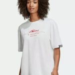 Adidas NWT  Originals R.Y.V. Womens Oversized Premium T-Shirt White Photo 2