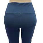 Jockey Activewear Leggings Slit Crop Flare Athletic Yoga Pants Womens Small Blue Photo 8