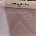 12PM by Mon Ami  pink printed lace mini dress size large Photo 5