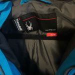 Spyder Blue Hooded insulated  coat  Photo 5