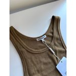 Cotton Citizen $80 New  Verona Crop Tank - XS - Light Brown Photo 5