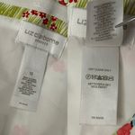 Liz Claiborne Spring Parade Strapless A-line Dress 10 White Floral Cottage NWT Photo 10