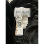 Alfred Angelo Women's  Black Velvet Bridesmaids/Cocktail Dress Size 8 Photo 6