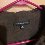 Kendall + Kylie  brown button down small Photo 4