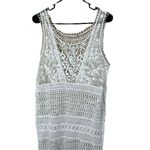 Crotchet Lace Sheer Boho Swim‎ Coverup Beach Midi Dress White Size undefined Photo 1