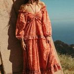 Cleobella ππ Celia Midi Dress ~ Fan Block Print Small S NWOT Photo 0